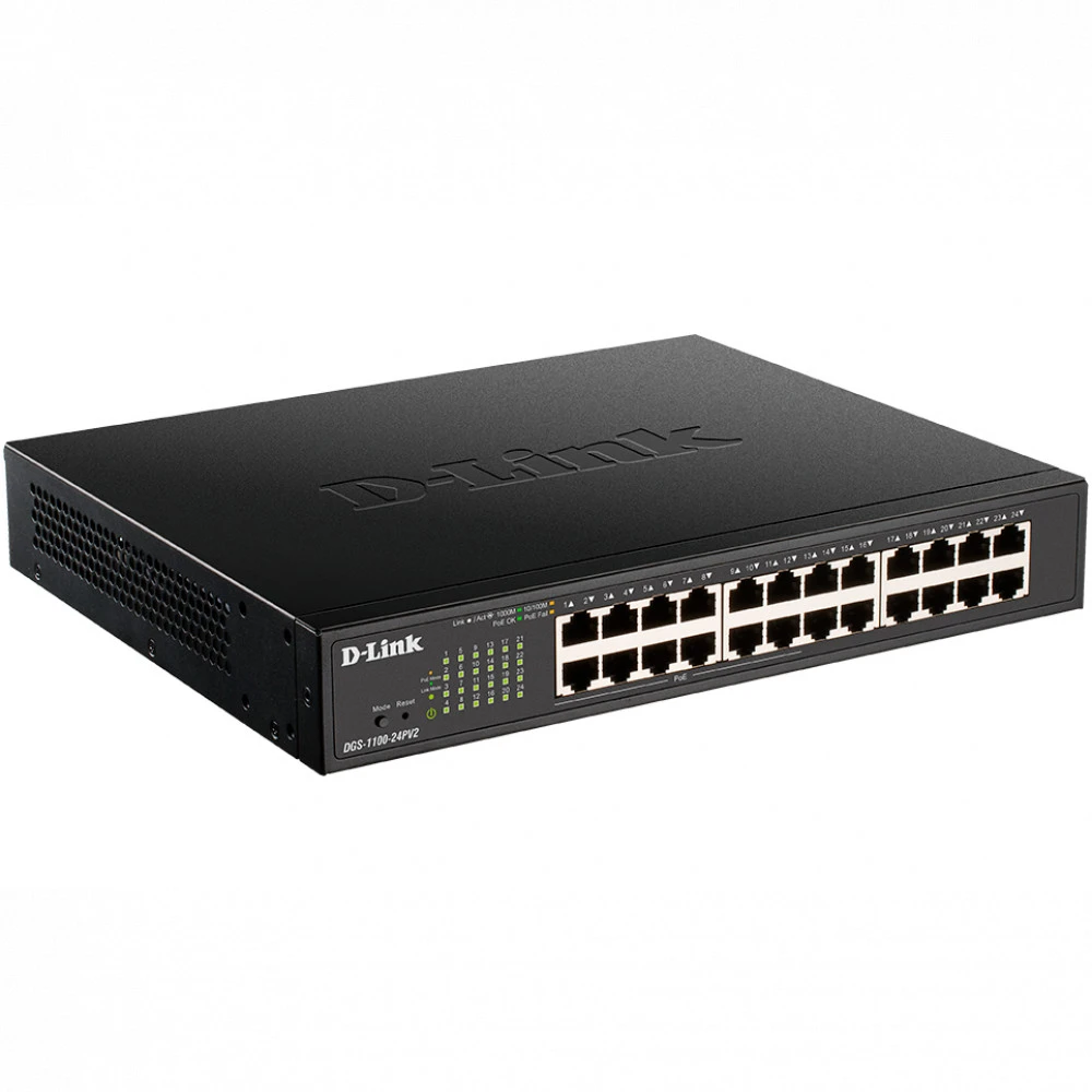 Коммутатор D-link DGS-1100-24PV2/A3A 1000 Base-TX (1000 мбит/с)