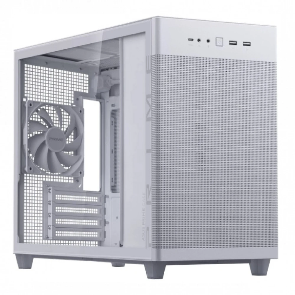 Корпус Asus AP201 TG White 90DC00G3-B39010 Игровые, Mini-Tower