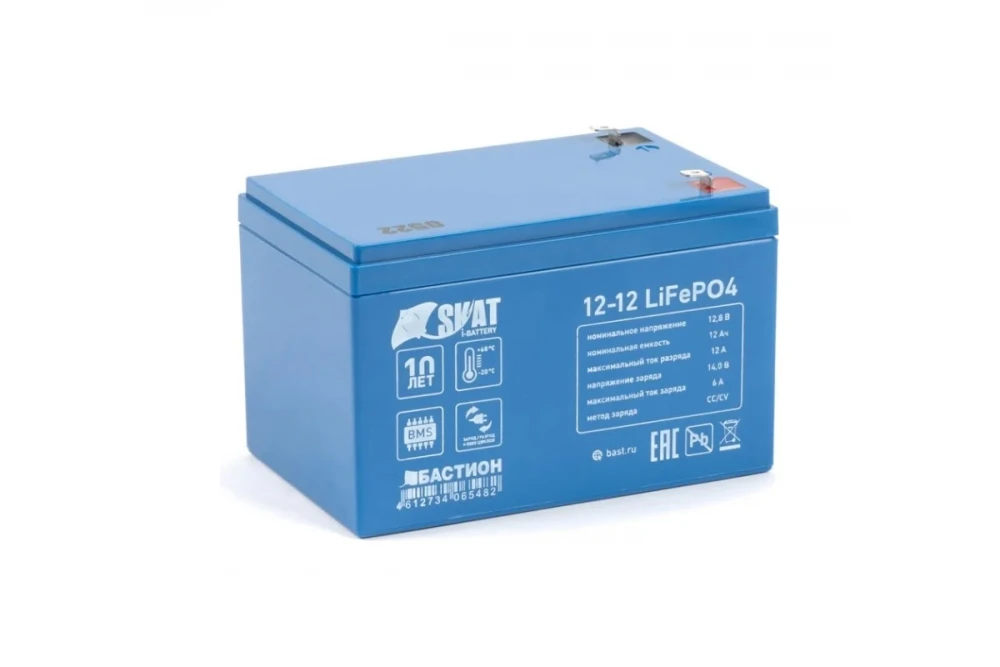 Сменные аккумуляторы АКБ для ИБП БАСТИОН Skat i-Battery 12-12 LiFePO4 12 В