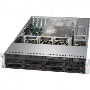 Сервер Supermicro CSE-825TQC-R1K03B 2U825X11-001 2U Rack, Xeon Gold 6230, 2100 МГц, 20, 27.5, 2 x 32 ГБ, LFF 3.5", 8