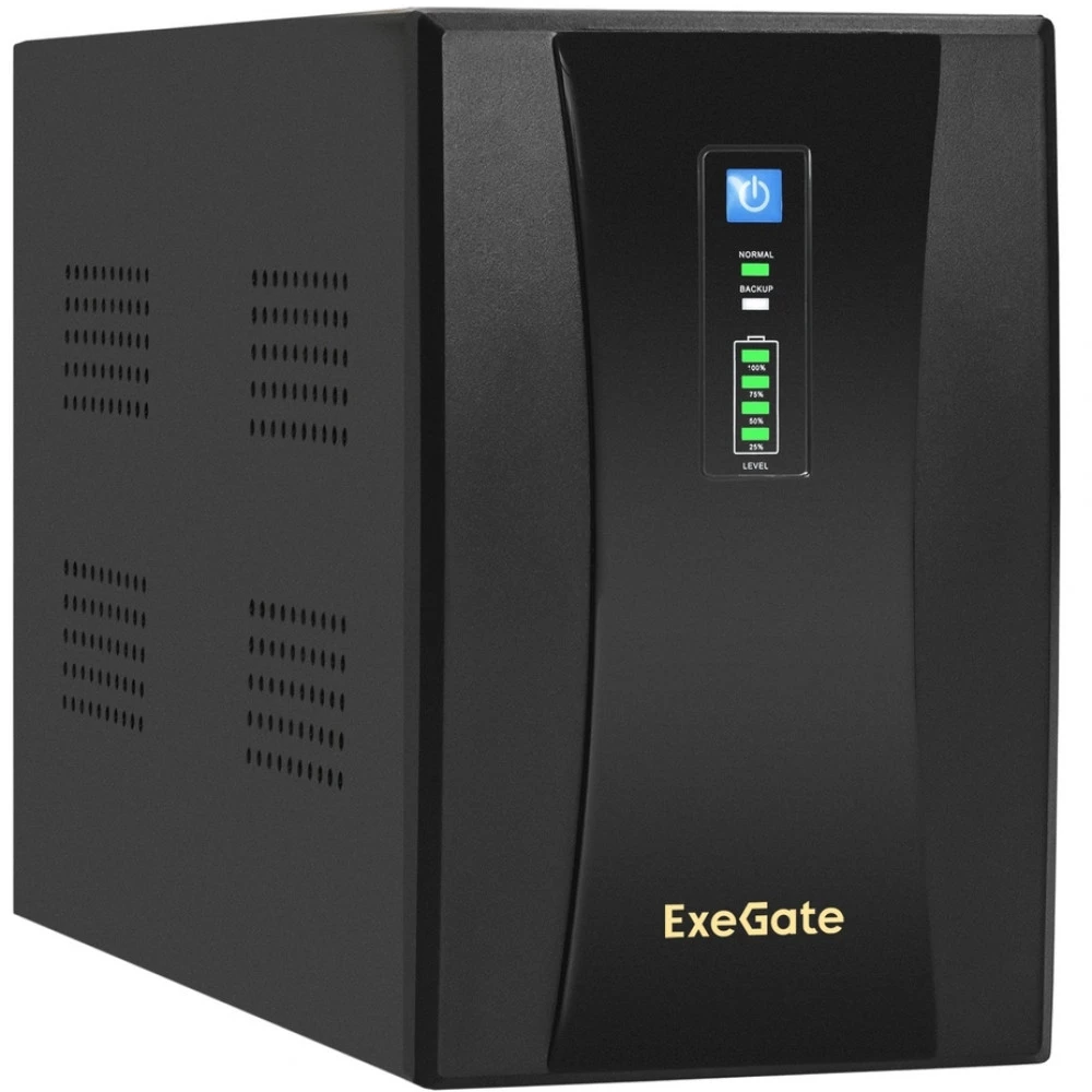 Источник бесперебойного питания ExeGate SpecialPro UNB-2000 EX292609RUS Линейно-интерактивные, Напольный (Tower), 2000 ВА, 1200 Вт