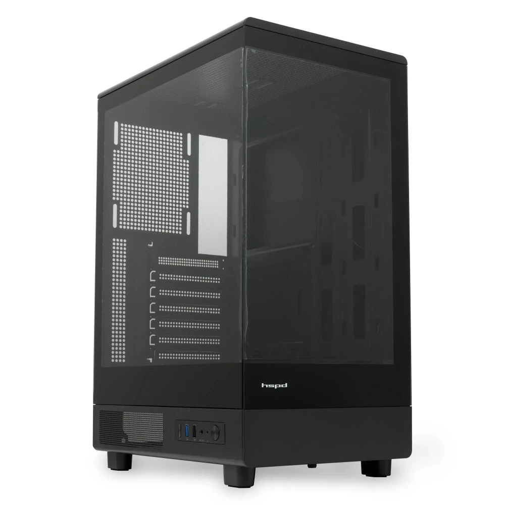 Корпус HSPD F510-TGBK Бюджетные, Mid-Tower