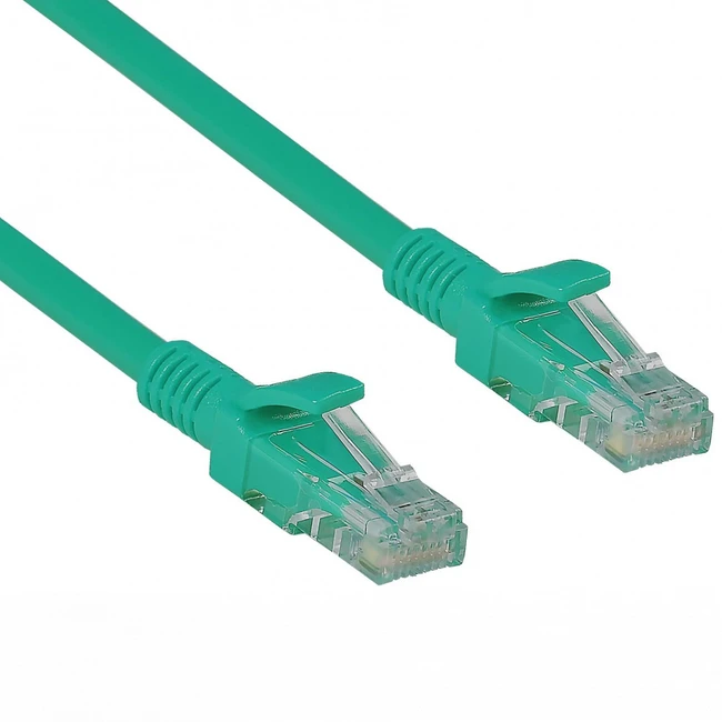 Патч-корд ExeGate UTP-RJ45-RJ45-5e-5M-GN EX282033RUS