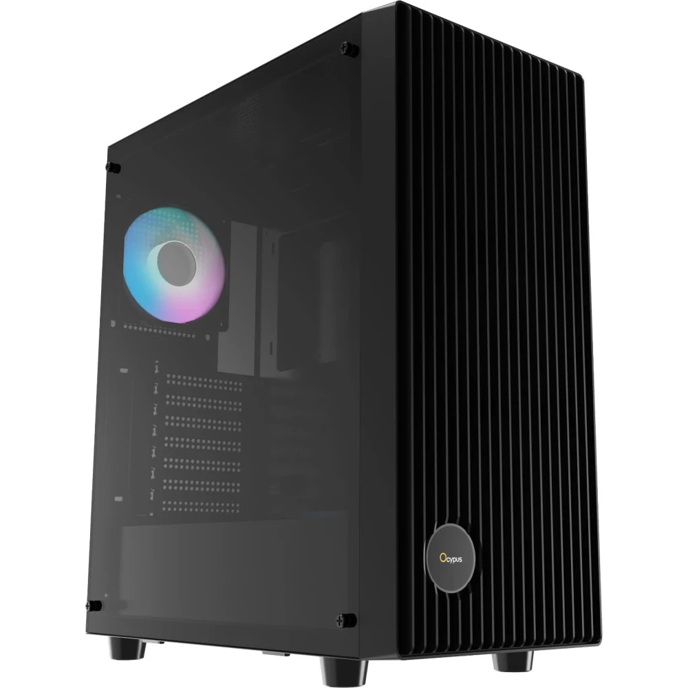 Корпус Ocypus Gamma C70 BKG400XX-GL Gamma-C70-BKG400XX-GL Игровые, Mid-Tower