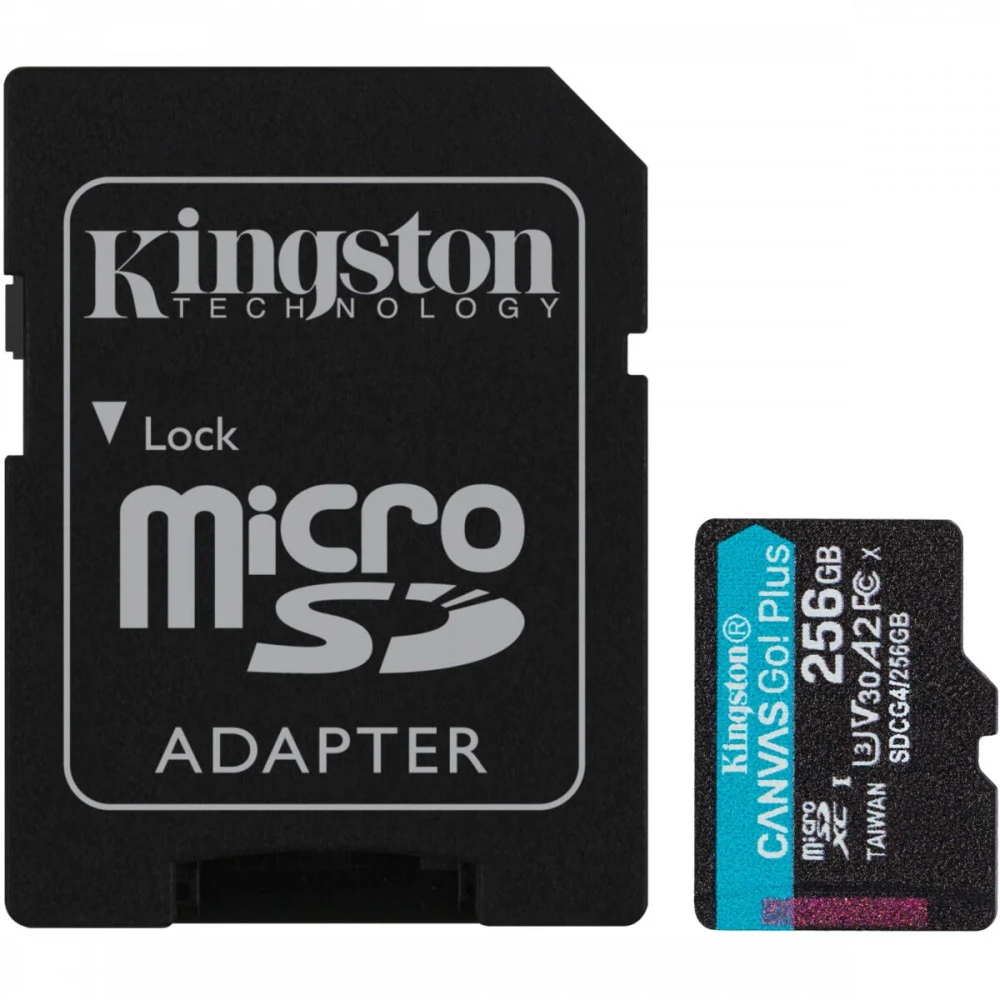 Флеш (Flash) карты Kingston Canvas Go! Plus SDCG4/256GB 256 ГБ