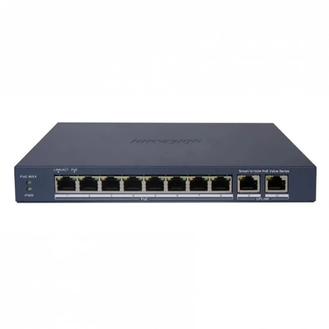 Коммутатор Hikvision DS-3E1310P-EI 100 Base-T (100 мбит/с)