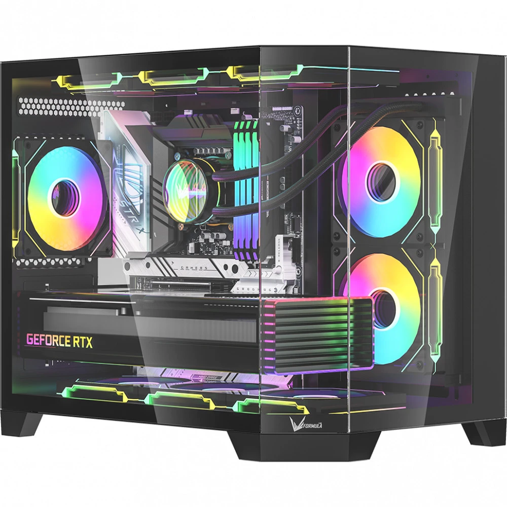 Корпус Formula Crystal Z6M Floe Black CRYSTAL Z6M FLOE Игровые, Mid-Tower