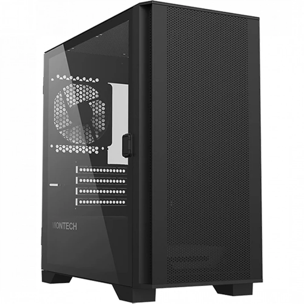 Корпус Montech AIR 100 LITE BLACK Игровые, Mini-Tower