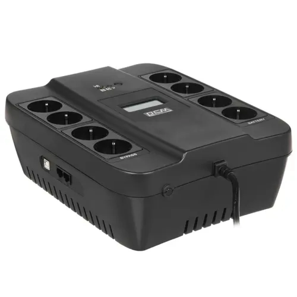 Источник бесперебойного питания Powercom Spider SPD-1100U LCD SPD-1100U LCD USB Линейно-интерактивные, Напольный (Tower), 1100 ВА, 605 Вт