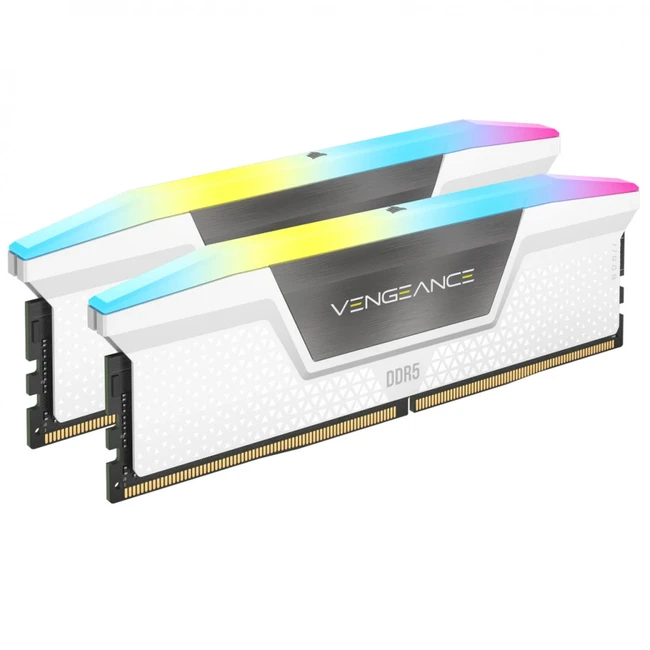 ОЗУ Corsair Vengeance RGB CMH32GX5M2E6000Z36W DIMM, DDR5, 32 Гб (2 х 16 Гб), 6000 МГц