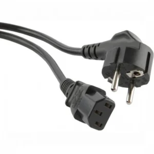 Кабель питания Hyperline PWC-IEC13-SHM-1.0-BK