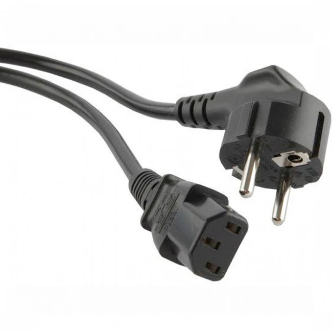 Кабель питания Hyperline PWC-IEC13-SHM-1.0-BK