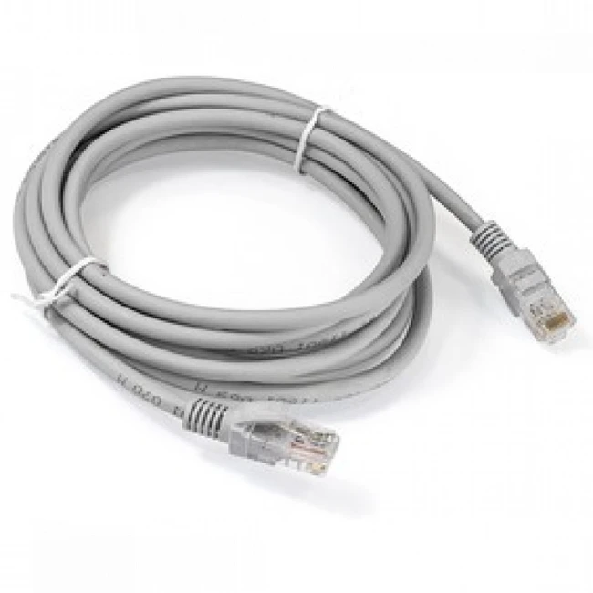 Патч-корд ExeGate UTP-RJ45-RJ45-5e-CU-5M-GY EX282014RUS