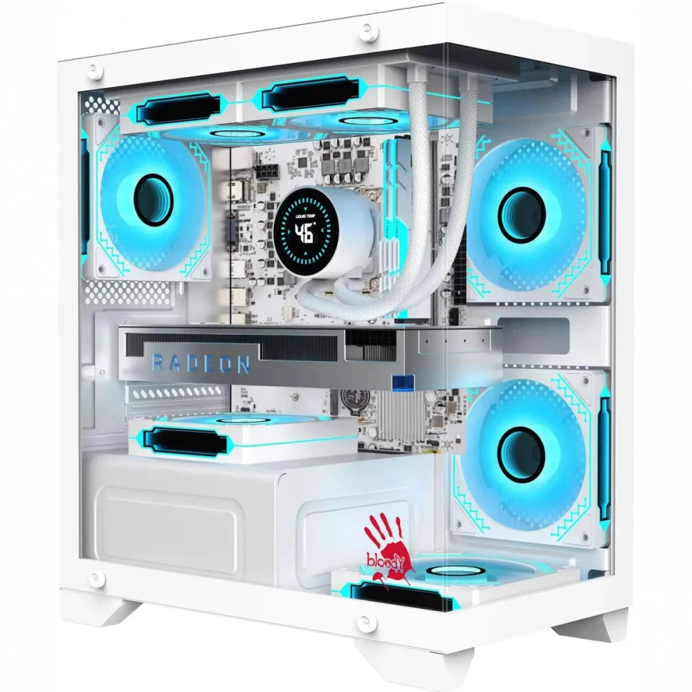 Корпус Bloody BD-CC103-WH Игровые, Mini-Tower