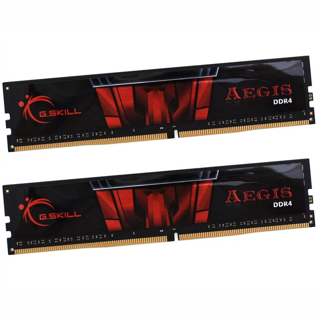 ОЗУ G.Skill Aegis F4-3200C16D-32GIS DIMM, DDR4, 32 Гб (2 х 16 Гб), 3200 МГц