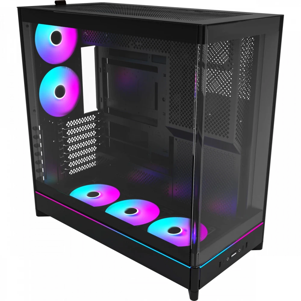 Корпус Montech HS02 PRO BLACK Игровые, Mid-Tower