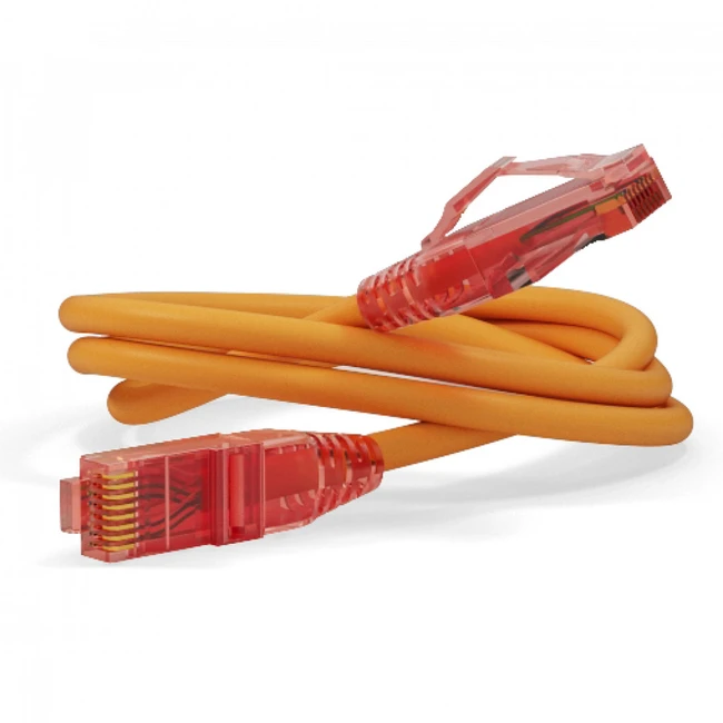 Патч-корд Hyperline PC-LPT-SFTP-RJ45-RJ45-C6a-1M-LSZH-OR
