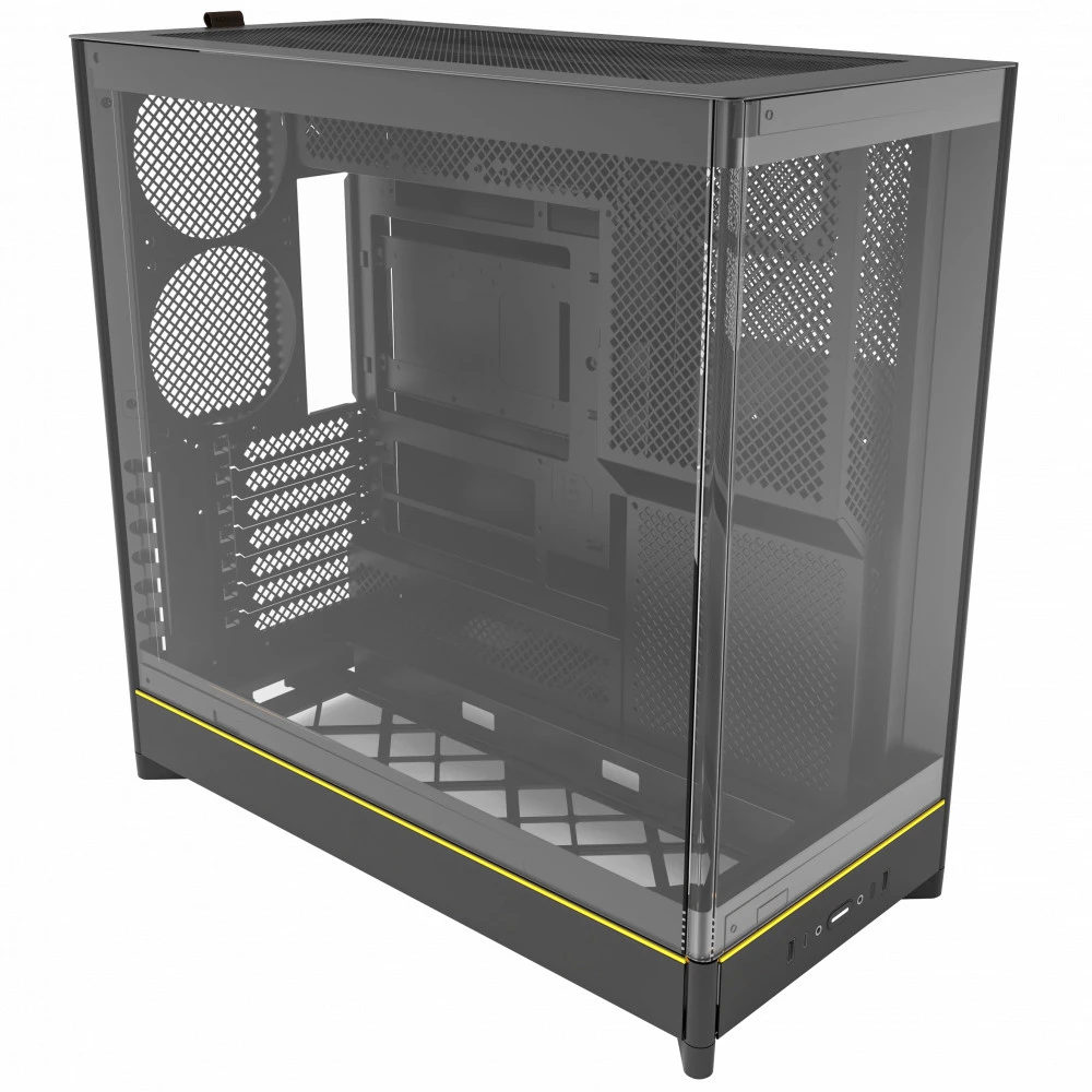 Корпус Montech HS02 BLACK Игровые, Mid-Tower