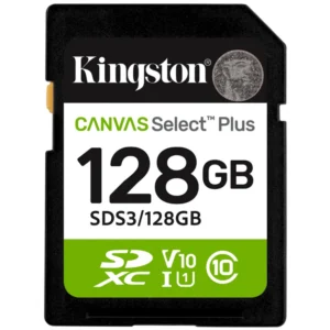 Флеш (Flash) карты Kingston Canvas Select Plus C10 UHS-I U1 V10 SDS3/128GB 128 ГБ
