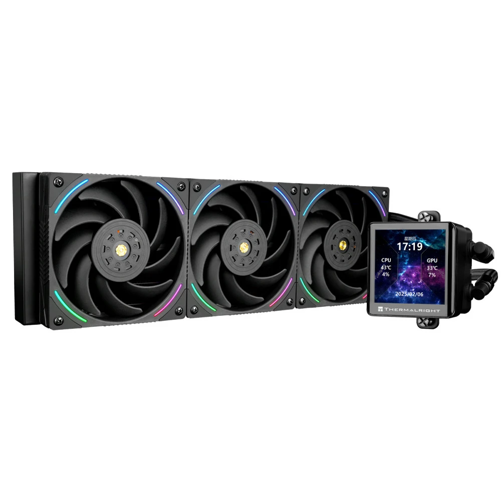 Система охлаждения Thermalright Frozen Vision 360 ARGB BLACK V2 TL-K12WB Для процессора