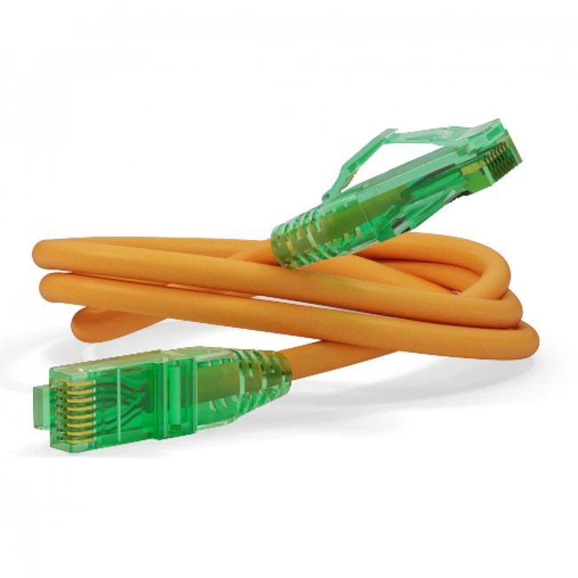 Патч-корд Hyperline PC-LPT-SFTP-RJ45-RJ45-C6a-3M-LSZH-OR