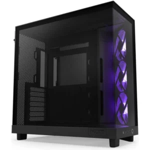 Корпус NZXT H6 Flow RGB Black CC-H61FB-R1 Игровые, Mid-Tower