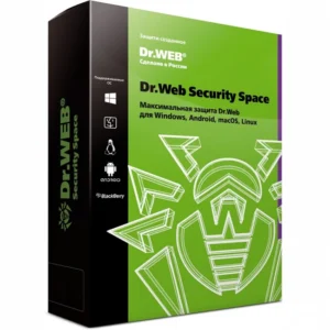 Антивирус Dr.Web Security Space на 12 м 3 ПК LHW-BK-12M-3-B3 Продление лицензии