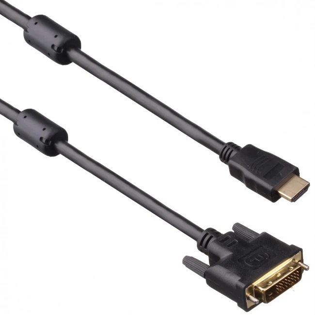 Кабель интерфейсный ExeGate EX-CC-HDMIM-DVIM-1.8 EX191101RUS HDMI - DVI