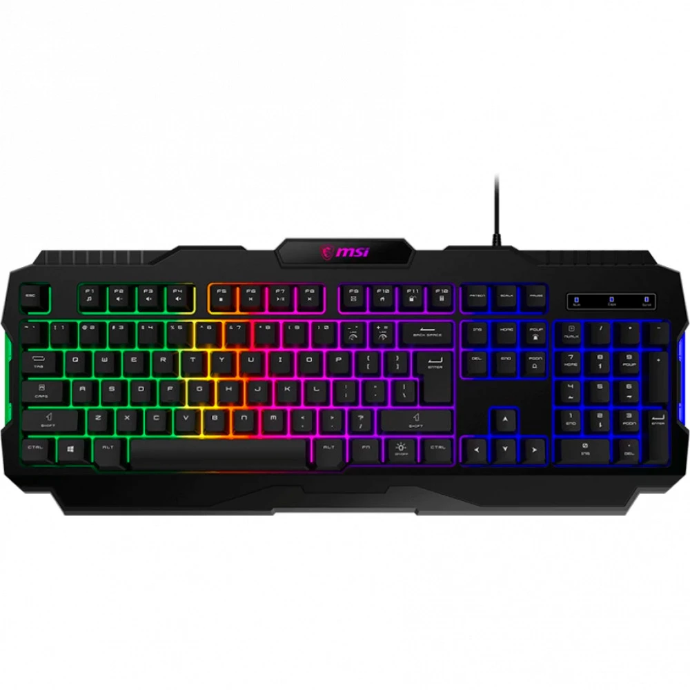 Клавиатура MSI FORGE GK100 RU Проводная, USB