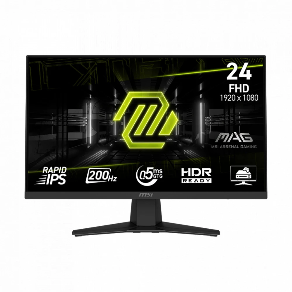 Монитор MSI MAG 244F 9S6-3BC41H-011 23.8 ", IPS, Full HD 1920x1080 (16:9), 200 Гц