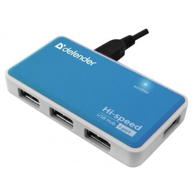 Аксессуар для ПК и Ноутбука Defender Разветвитель Quadro Power USB2.0 Н0000022224