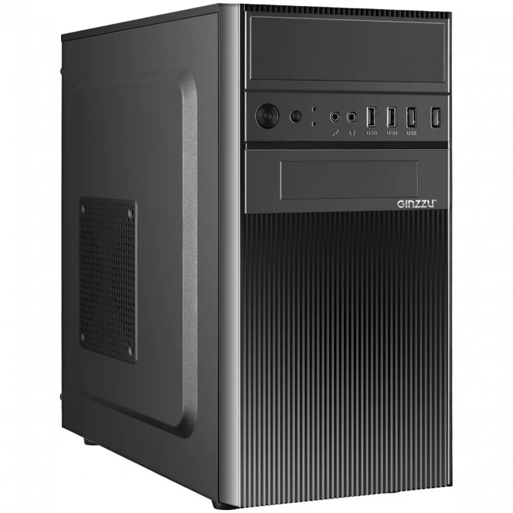 Корпус Ginzzu D190 Black Бюджетные, Mini-Tower