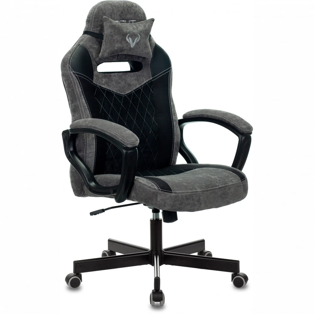Компьютерный стул Бюрократ VIKING 6 KNIGHT Fabric серый/черный VIKING 6 KNIGHT B