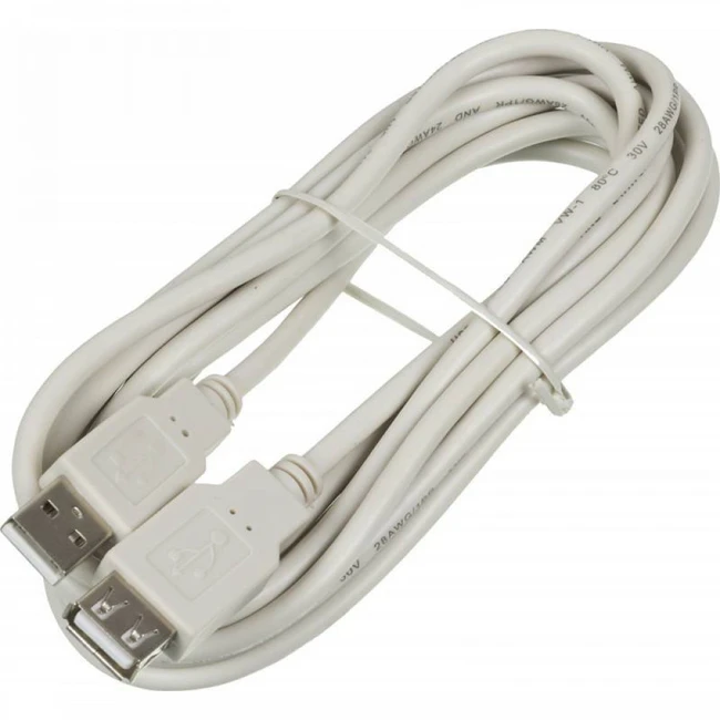 Кабель интерфейсный Buro USB2.0-AM-AF-3-BR USB Type A (output) - USB Type A (input)