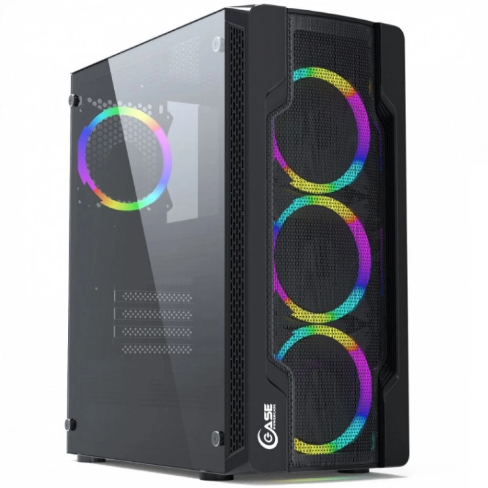 Корпус Powercase Mistral X4 Mesh LED CMIXB-L4 Игровые, Mid-Tower