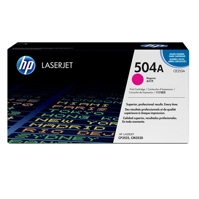 Лазерный картридж HP 504A Пурпурный CE253A
