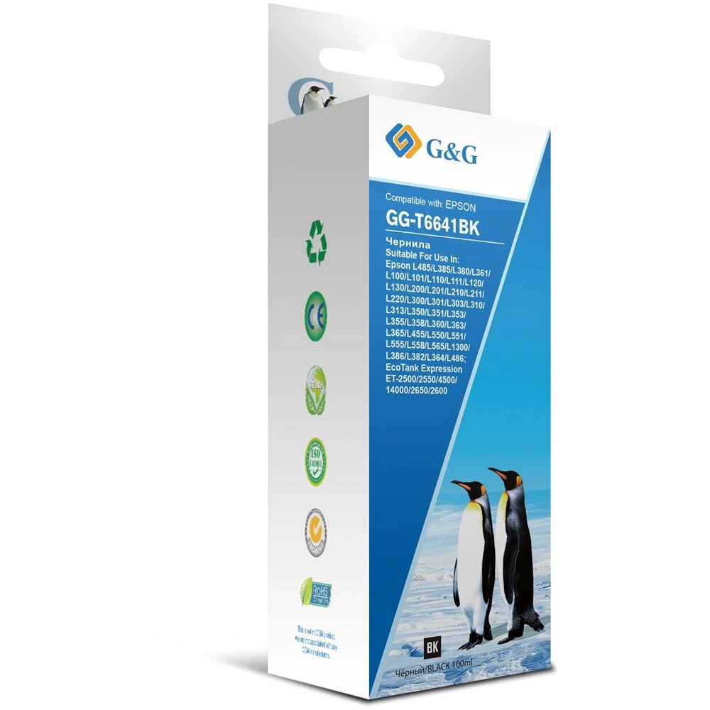 Струйный картридж G&G GG-T6641BK