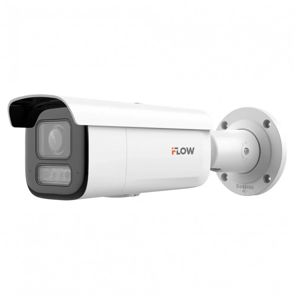 IP видеокамера iFlow F-IC-2642C2MSZ4 311329079 Цилиндрическая, Уличная, Проводная, 2.8 ~ 12 мм, 1/3", 4 Мп ~ 2688×1520