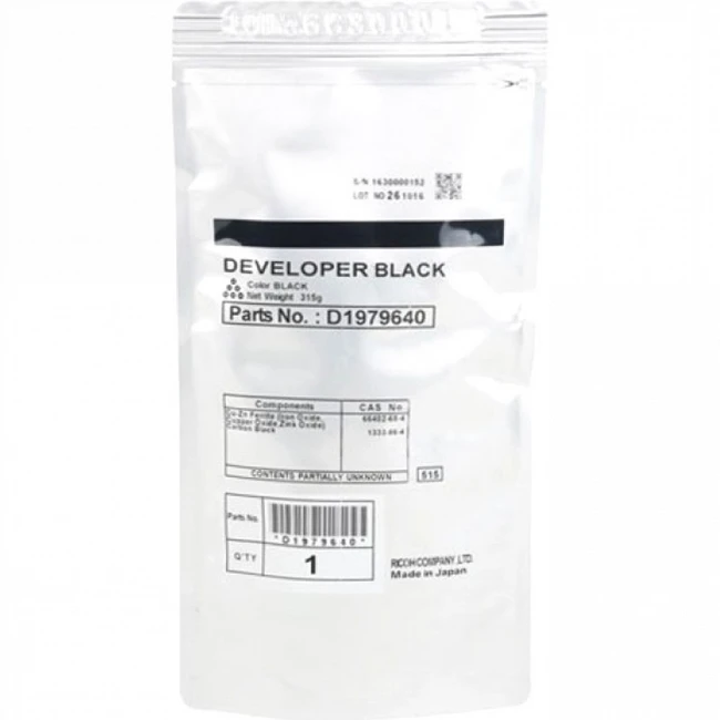 Опция для печатной техники Ricoh Девелопер черный для Ricoh MPxx54/4055-6055/IM4000-6000 D1979640 Девелопер
