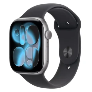 Apple Watch Series 11 GPS 42mm Space Grey Aluminium Case with Black Sport Band MEQW4RK/A Смарт-часы