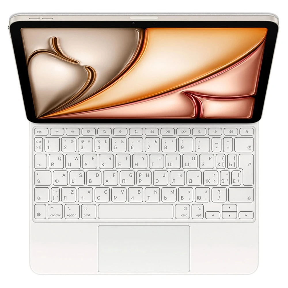 Аксессуары для смартфона Apple Magic Keyboard for iPad Air 11-inch (M3) - Russian - White MDFV4RS/A