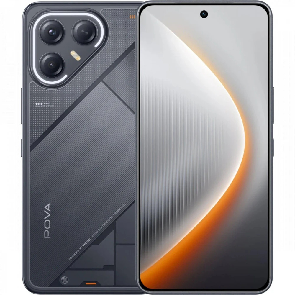 Смартфон TECNO Pova 7 Ultra 12/256Gb Geek Black LJ9 256+12 GEEK BLACK 256 Гб, 12 Гб
