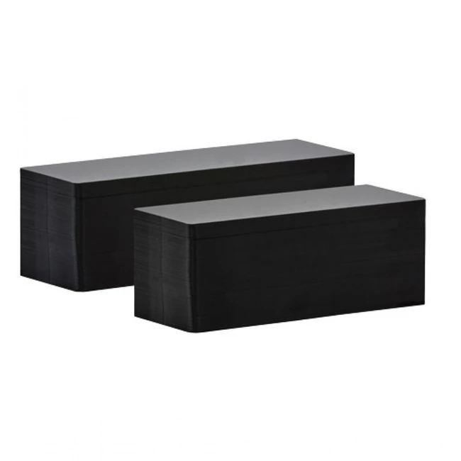 Расходный материал Evolis PVC BLANK MATT BLACK LONG CARDS C8122