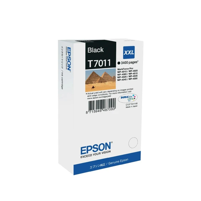 Струйный картридж Epson T7011 XXL Черный C13T70114010