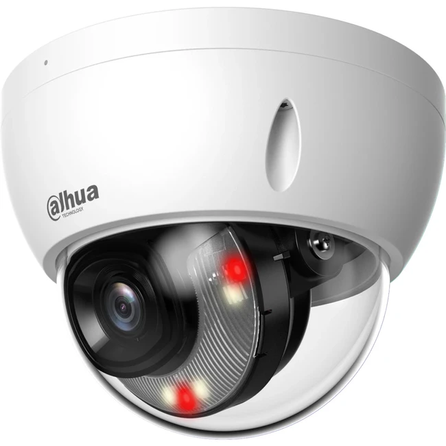 IP видеокамера Dahua DH-IPC-HDBW2449EP-S-IL-0280B Купольная, Уличная, Проводная, 2.8 мм, 1/2.9", 4 Мп ~ 2688×1520