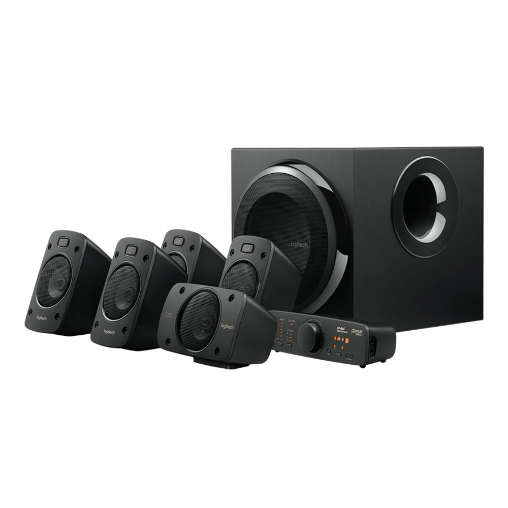 Компьютерные колонки Logitech Z906 THX Surround Sound 5.1 Speakers - BLACK - 3.5 MM 980-000468 Черный