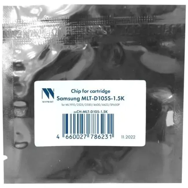 Опция для печатной техники NV Print Чип MLT-D105S для ML1910/1915/2525/2580/4600/4606/4623/SF650P (1.5K) NV-CH-MLT-D105S Чип