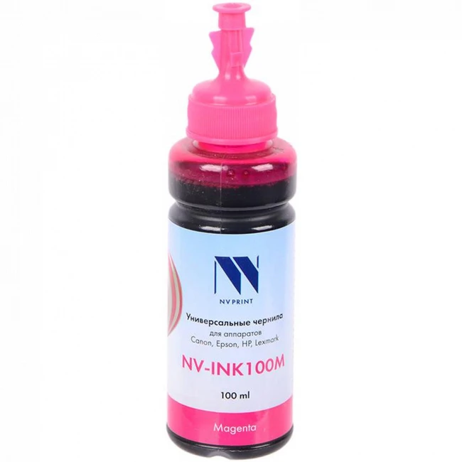 Струйный картридж NV Print INK100 Magenta 100 ml NV-INK100M