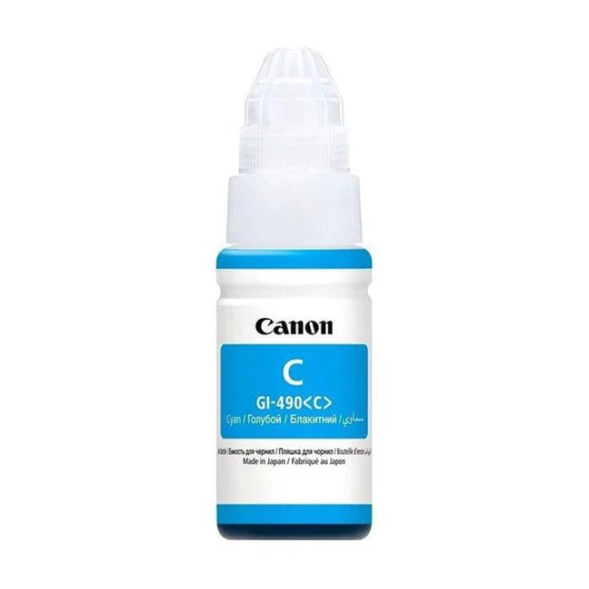 Струйный картридж Canon INK GI-490 С голубой 0664C001