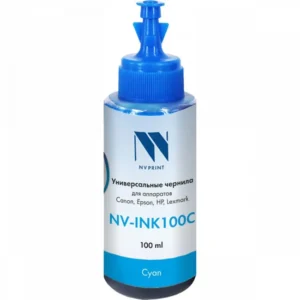 Струйный картридж NV Print INK100 Cyan NV-INK100C